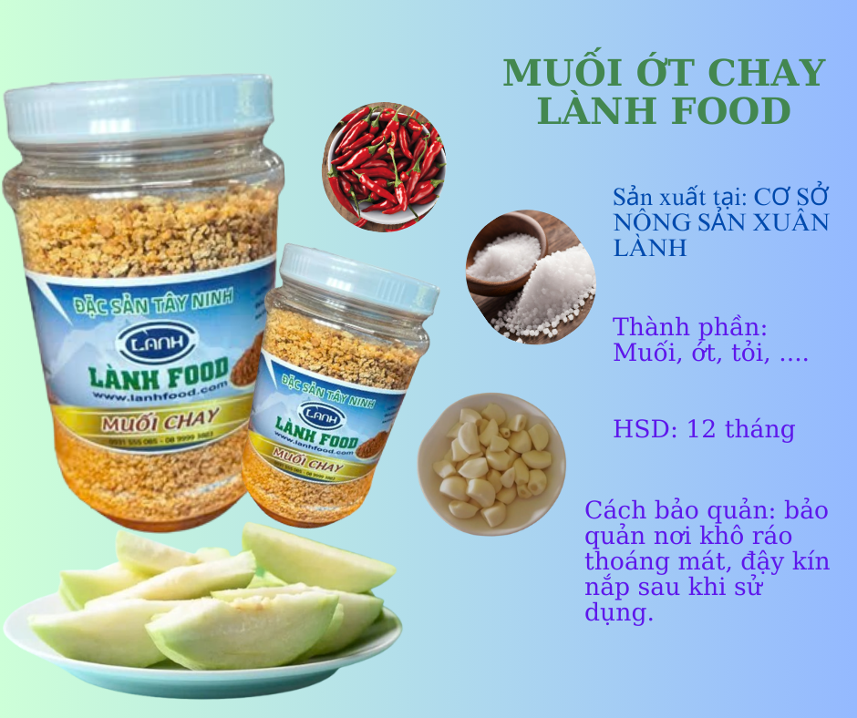 Muối ớt chay 500gr