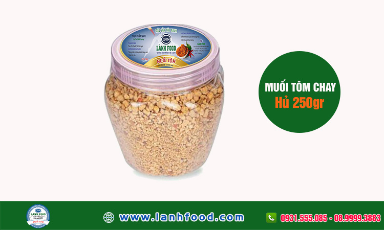 Muối tôm chay 250gr