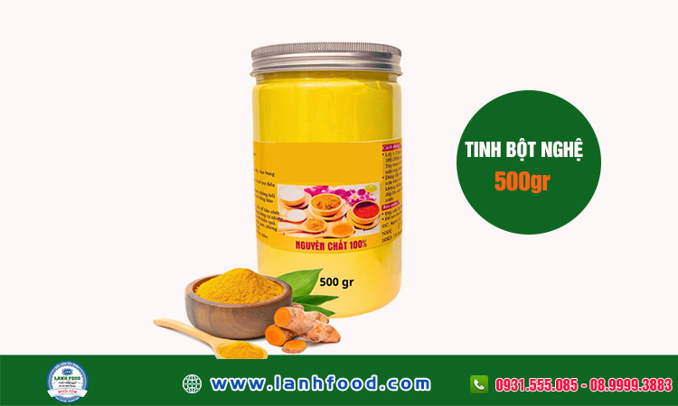 Tinh bột nghệ 500gr